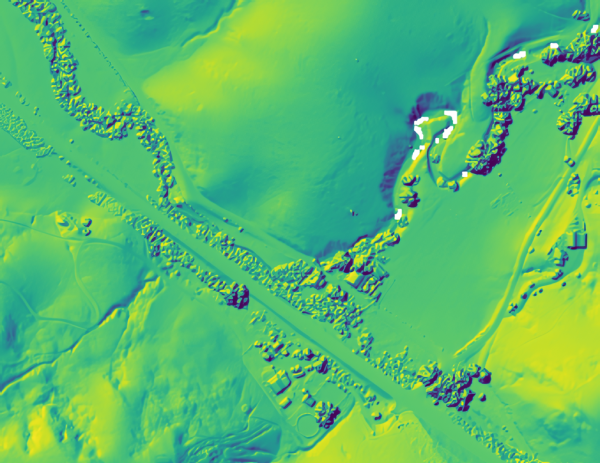 Hillshade Digital Elevation Model
